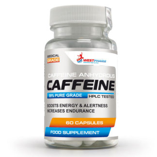 Caffeine WestPharm 60 капсул по 100 мг купить