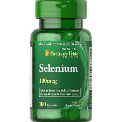 Selenium - Puritan's Pride 100 таблеток по 100 мкг продажа с доставкой