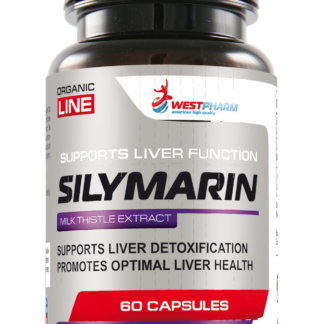 Товар пищевая добавка Silymarin WestPharm 60 капсул по 150 мг для защиты печени