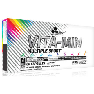 Смотреть фото упаковки Vita-Min Olimp 60 капсул купить спортивный витаминный комплекс