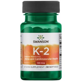 Купить дешево Vitamin K2 Swanson 100 мг 30 капсул