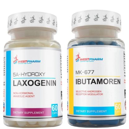 Курс на мышечную массу Laxogenin + Ibutamoren Westpharm купить дешево