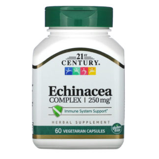 21st Century Echinacea Complex 250 мг 60 капсул продажа