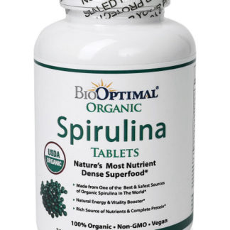 BioOptimal Organic Spirulina 240 таблеток продажа