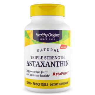 Healthy Origins Astaxanthin 12 мг Softgels 60 капсул продажа