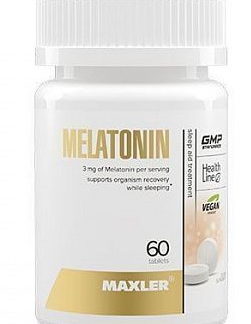 Maxler Melatonin 3 мг 60 таблеток продажа