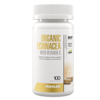 Maxler Organic Echinacea with Vitamin C 100 капсул продажа