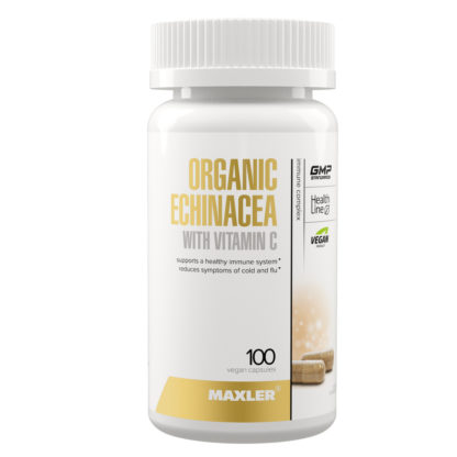 Maxler Organic Echinacea with Vitamin C 100 капсул продажа