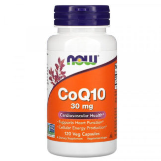 Now Foods CoQ10 30 мг 120 капсул продажа
