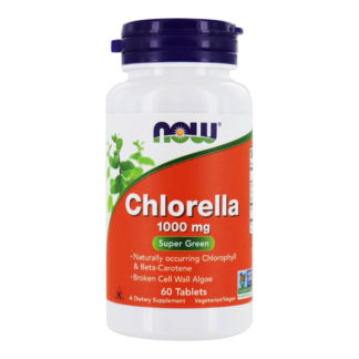 Now Foods Chlorella 1000 мг 60 таблеток продажа