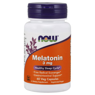 Now Foods Melatonin 3 мг 60 капсул продажа
