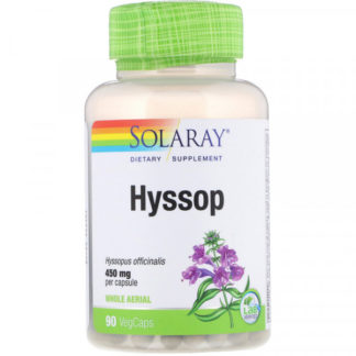 Solaray Hyssop Whole Aerial 450 мг 90 капсул продажа