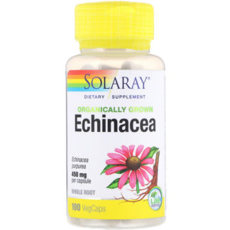 Solaray Echinacea 450 мг 100 капсул продажа
